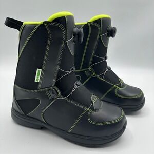 Whitewoods Matrix 880 Snowboard Boots Mens 13 Black‎ Neon MOZ Dial Thinsulate